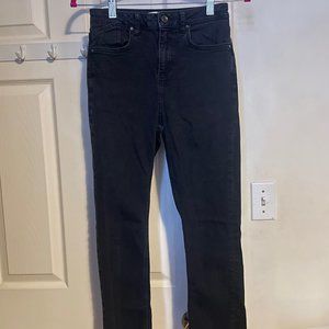 Zara Black Straight Leg Jeans
